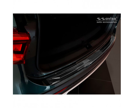 Genuine 3D Carbon Rear Bumper Protector suitable for Seat Tarraco 2019-