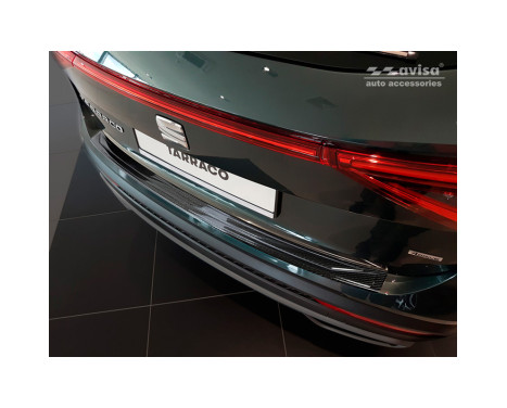 Genuine 3D Carbon Rear Bumper Protector suitable for Seat Tarraco 2019-, Image 2