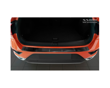 Genuine 3D Carbon Rear Bumper Protector suitable for Volkswagen T-Roc 2017-, Image 3