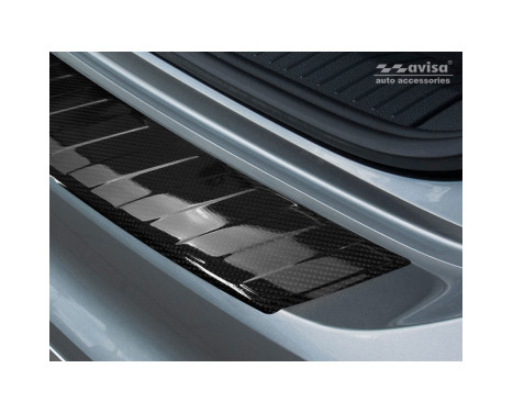 Genuine 3D Carbon Rear Bumper Protector suitable for Volkswagen Tiguan II 2016- incl. Allspace 2017-, Image 3