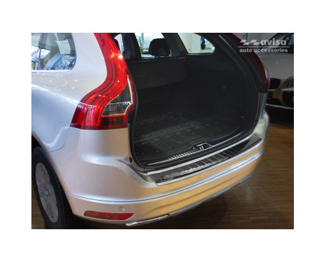 Genuine 3D Carbon Rear Bumper Protector suitable for Volvo XC60 Facelift 2013-2016, Image 2