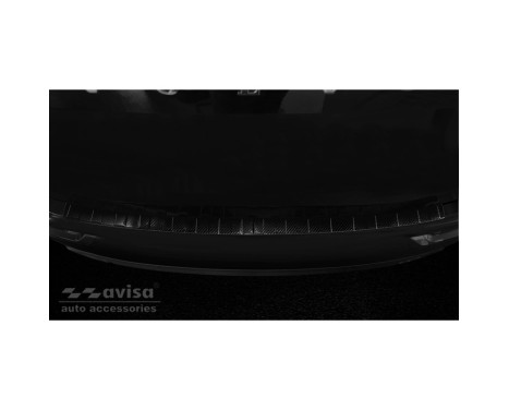 Genuine 3D Carbon Rear Bumper Protector suitable for Volvo XC90 2015- 'Ribs', Image 2