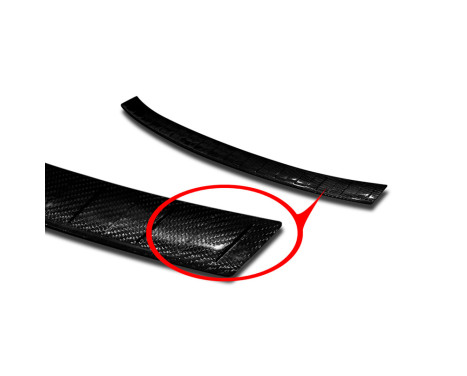 Genuine 3D Carbon Rear Bumper Protector suitable for Volvo XC90 2015- 'Ribs', Image 4