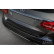 Matt black stainless steel rear bumper protector suitable for Mercedes C-Class W205 Kombi 2014-2021 'Ribs'