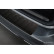 Matt black stainless steel rear bumper protector suitable for Mercedes C-Class W205 Kombi 2014-2021 'Ribs', Thumbnail 5