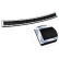 Matt black stainless steel rear bumper protector suitable for Mercedes C-Class W205 Kombi 2014-2021 'Ribs', Thumbnail 7