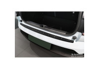 Matt black stainless steel Rear bumper protector suitable for Volvo EX30 2023 - 'Ribs'