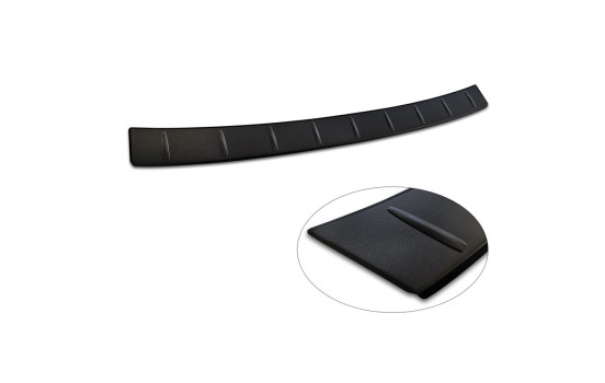 Matt black stainless steel Rear bumper protector suitable for Volvo EX30 2023 - 'Ribs', Image 6