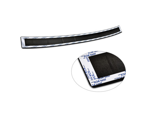 Matt black stainless steel Rear bumper protector suitable for Volvo EX30 2023 - 'Ribs', Image 7