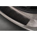 Matt black stainless steel rear bumper protector suitable for Volvo V90 9/2016- 'Ribs', Thumbnail 5