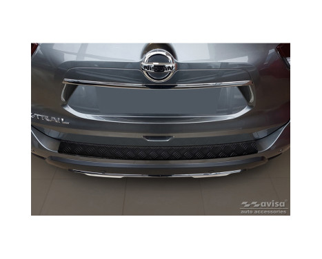 Matte Black Aluminum Bumper protector fits Nissan X-Trail III (T32) Facelift 2017-2021 'R, Image 3