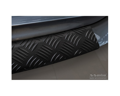 Matte Black Aluminum Bumper protector fits Nissan X-Trail III (T32) Facelift 2017-2021 'R, Image 4