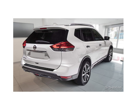 Matte Black Aluminum Bumper protector fits Nissan X-Trail III (T32) Facelift 2017-2021 'R, Image 5