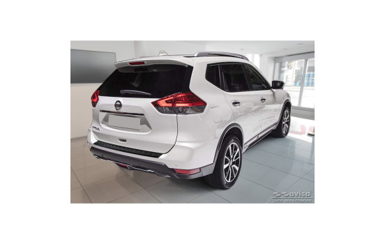 Matte Black Aluminum Bumper protector fits Nissan X-Trail III (T32) Facelift 2017-2021 'R, Image 5