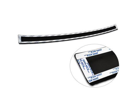 Matte Black Aluminum Bumper Protector Fits Toyota Highlander IV (XU70) 2020- 'Riffled Pla, Image 7