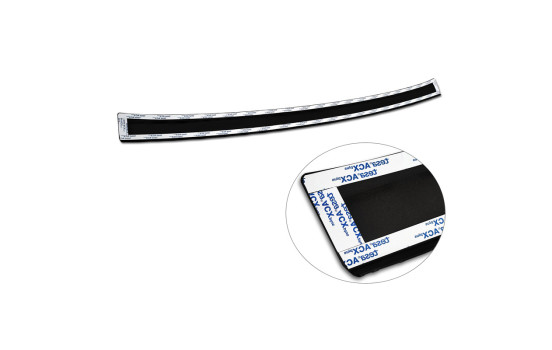 Matte Black Aluminum Bumper Protector Fits Toyota Highlander IV (XU70) 2020- 'Riffled Pla, Image 7