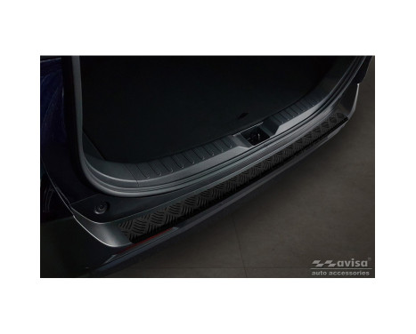 Matte Black Aluminum Bumper Protector fits Toyota RAV4 (5th Gen.) 2018- & Suzuki Across 2