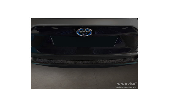 Matte Black Aluminum Bumper Protector fits Toyota RAV4 (5th Gen.) 2018- & Suzuki Across 2, Image 2
