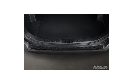 Matte Black Aluminum Bumper Protector fits Toyota RAV4 (5th Gen.) 2018- & Suzuki Across 2, Image 3