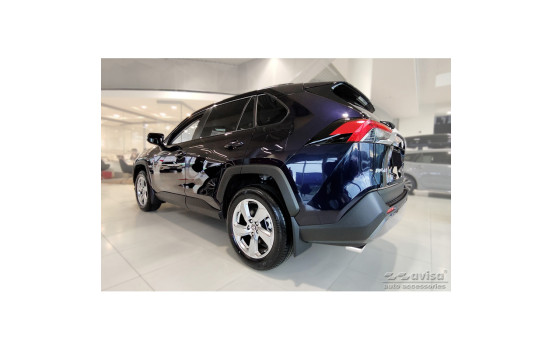 Matte Black Aluminum Bumper Protector fits Toyota RAV4 (5th Gen.) 2018- & Suzuki Across 2, Image 4