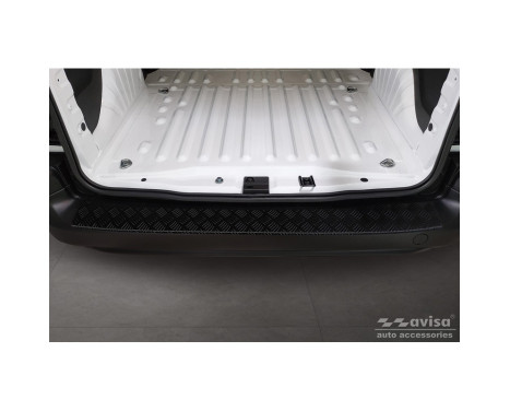 Matte black Aluminum Bumper protector suitable for Citroën Berlingo (Multispace) & Peugeot Par, Image 3