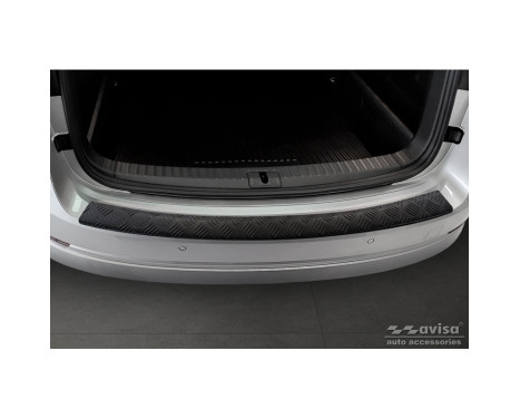 Matte black Aluminum Bumper protector suitable for Skoda Octavia IV Kombi 2020- (incl. RS, excl., Image 2