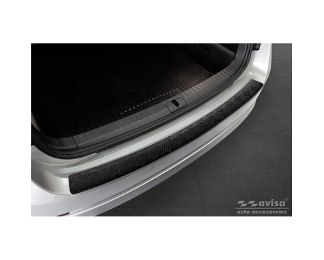 Matte black Aluminum Bumper protector suitable for Skoda Octavia IV Kombi 2020- (incl. RS, excl., Image 3