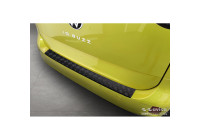 Matte black aluminum bumper protector suitable for Volkswagen ID. Buzz + Cargo Riffled Plate