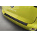 Matte black aluminum bumper protector suitable for Volkswagen ID. Buzz + Cargo Riffled Plate