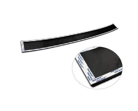 Matte black aluminum bumper protector suitable for Volkswagen ID. Buzz + Cargo Riffled Plate, Image 7