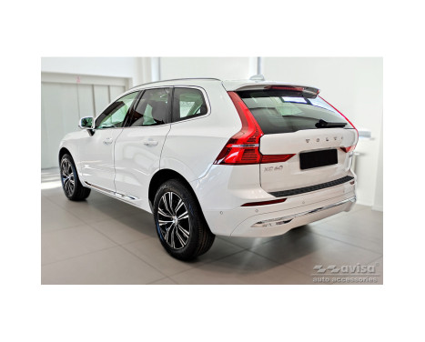Matte Black Aluminum Bumper protector suitable for Volvo XC60 II 2017-2021 & FL 2021- incl. R-Des, Image 4
