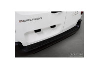 Matte Black Aluminum Rear Bumper Protector suitable for Citroën Berlingo (Multispace) & Peugeot Par