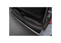 Matte Black Aluminum Rear Bumper Protector suitable for Mercedes Citan (W420) Box/Tourer 2021- 'Riffle