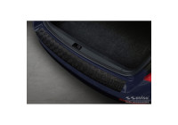 Matte Black Aluminum Rear Bumper Protector suitable for Skoda Octavia III Kombi Facelift 2017-2020 'Ri