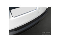 Matte Black Aluminum Rear Bumper Protector suitable for Volkswagen Caddy 2004-2015 & FL 2015-2020 'Rif