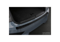 Matte black stainless steel bumper protector suitable for BMW iX (I20) 2021- 'Ribs'