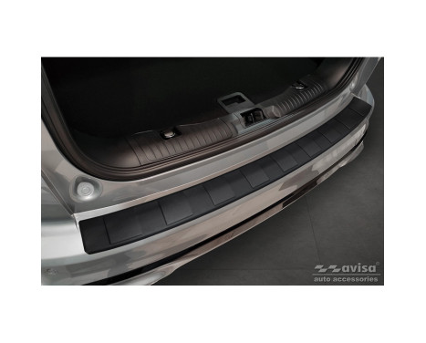 Matte black stainless steel bumper protector suitable for Ford Kuga III ST-Line/Vignale/Hybrid ST-Line 2019- '