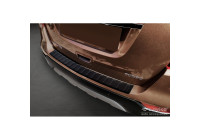 Matte black stainless steel bumper protector suitable for Opel Mokka X 2016- 'Ribs'