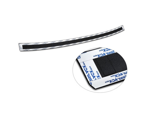 Matte black stainless steel bumper protector suitable for Seat Ateca 2016-2020 & FL 2020- 'Ribs', Image 7