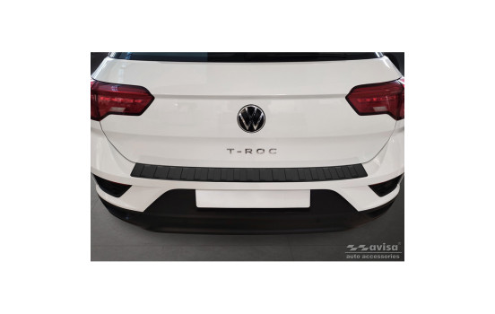 Matte black stainless steel bumper protector suitable for Volkswagen T-Roc 2017-2022 & Facelift 2022- incl. C, Image 2
