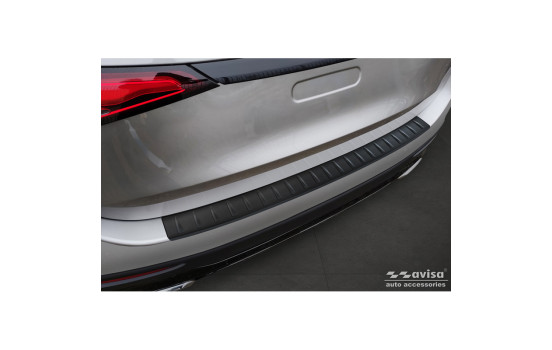 Matte Black Stainless Steel Rear Bumper Protector Fits Mercedes GLC II (X254) 2022-