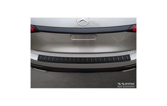 Matte Black Stainless Steel Rear Bumper Protector Fits Mercedes GLC II (X254) 2022-, Image 3
