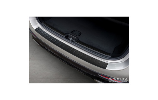 Matte Black Stainless Steel Rear Bumper Protector Fits Mercedes GLC II (X254) 2022-, Image 4