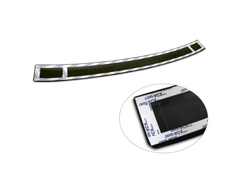 Matte black stainless steel Rear bumper protector for Skoda Octavia Combi (NX5) incl. RS 2020- 'Ribs', Image 7