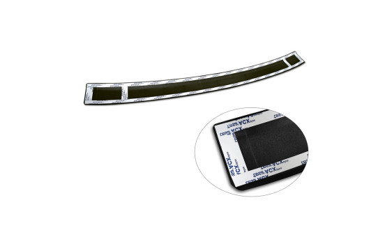 Matte black stainless steel Rear bumper protector for Skoda Octavia Combi (NX5) incl. RS 2020- 'Ribs', Image 7