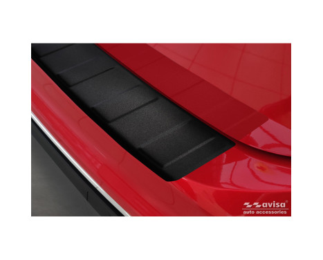 Matte black stainless steel rear bumper protector for Volkswagen Tiguan II / Allspace incl. Facelift & RL, Image 3