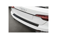 Matte black stainless steel rear bumper protector suitable for Audi A4 Avant S-Line 2015-2019 & Facelift 2019-