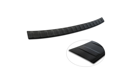 Matte black stainless steel rear bumper protector suitable for Audi A4 Avant S-Line 2015-2019 & Facelift 2019-, Image 6