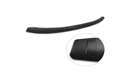 Matte black stainless steel Rear bumper protector suitable for BMW i3 (i01) Facelift 2017-2022 'Ribs', Image 6
