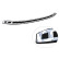 Matte black stainless steel Rear bumper protector suitable for BMW i3 (i01) Facelift 2017-2022 'Ribs', Thumbnail 7